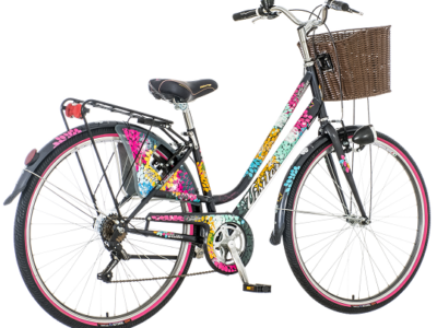 Bicikl Visitor Dandelion Crno Roze Ljubicasti 28"/17"