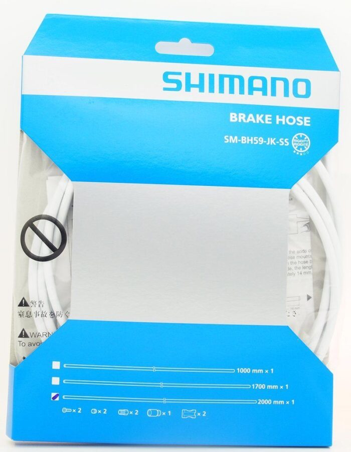 Crevo za hidraulične kočnice Shimano SM-BH59-jk-SS 2000mm belo