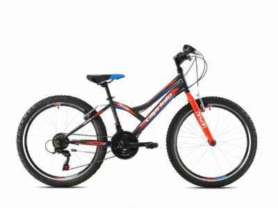 Bicikl Capriolo Diavolo 400 24" sivo crveni 920302-13