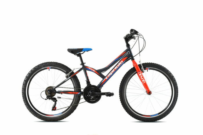 Bicikl Capriolo Diavolo 400 24" sivo crveni 920302-13