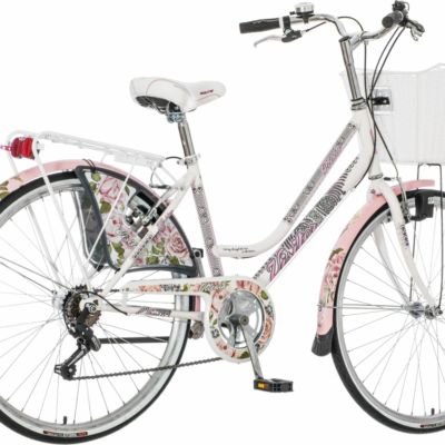 Bicikl Visitor Oltenia beli sivo roze 1260170