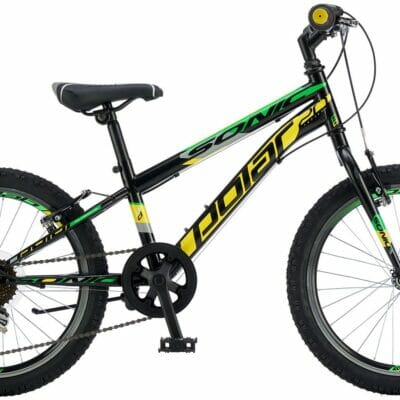 Bicikl Polar Sonic 20 black-green-yellow