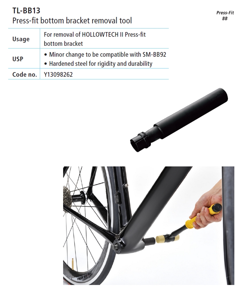 KLJUČ SHIMANO TL-BB13 BOTTOM BRACKET REMOVAL TOOL LONG HEAD KLJUČ SHIMANO TL-BB13 BOTTOM BRACKET REMOVAL TOOL LONG HEAD
