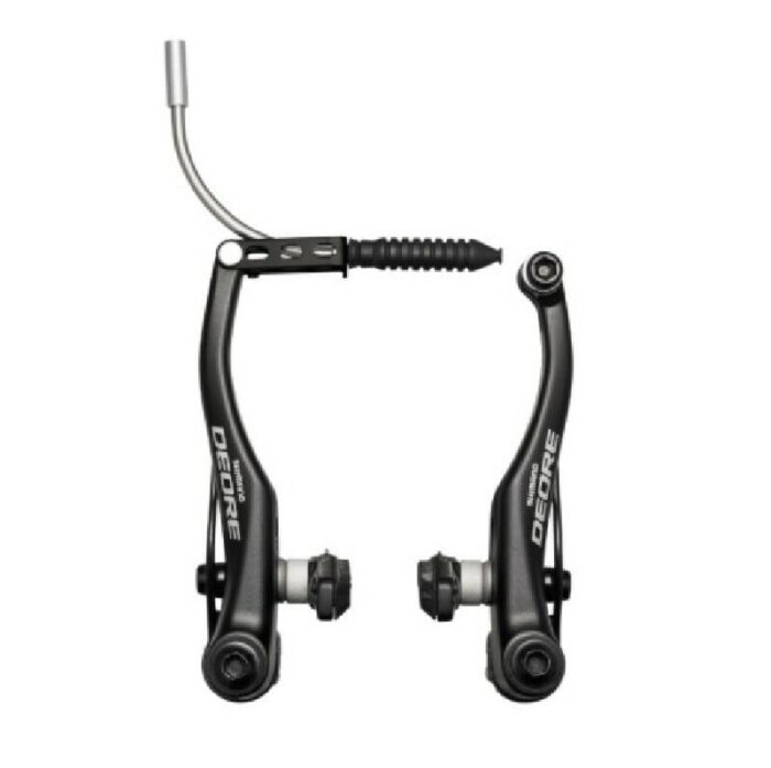 KOČNICA SHIMANO BR-T610  DEORE  ZADNJA  X-TYPE(THIN SPACER OUTSIDE)  S70C SHOE  16.0/25.0MM FIXING BOLTS  W/INNER CABLE LEAD UNIT 90 DEG  BLACK  IND.PACK