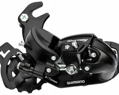 MENJAČ ZADNJI SHIMANO TOURNEY RD-TY300  6/7 BRZINA  W/RIVETED ADAPTER (ROAD TYPE)  IND.PACK