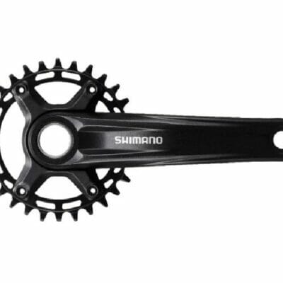 POGON SHIMANO FC-MT510-1  FOR REAR 12-SPEED  2-PCS FC  175MM  32T W/O CG  W/O BB PARTS  FOR CHAIN LINE 52MM  BLACK  IND.PACK