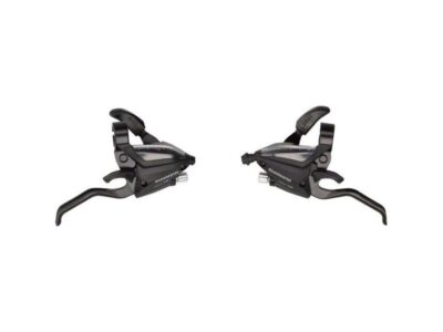 RUČICE MENJAČA/KOČNICA SHIMANO ST-EF500-2A  3X7 BRZINA EZ-FIRE PLUS 2F-ALLOY  ZA V-BRAKE  STD SL(SP41)&BL CBL(BLACK) CRNE   IND.PACK