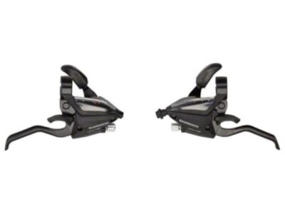RUČICE MENJAČA/KOČNICA SHIMANO ST-EF500-2A  3X8 BRZINA EZ-FIRE PLUS 2F-ALLOY  ZA V-BRAKE  STD SL(SP41)&BL CBL(BLACK) CRNE  IND.PACK