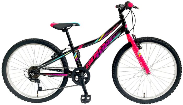 Bicikl Booster Turbo 24" black pink