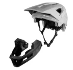 Kaciga Full face Force Venom sivo crna