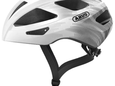 Kaciga Abus Macator White Silver